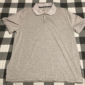 Men’s grey golf polo size L